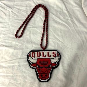 Authenticated hand loomed Chicago Bulls medallion